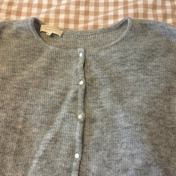 Sezane gaspard cardigan light grey size medium - Picture 4 of 5